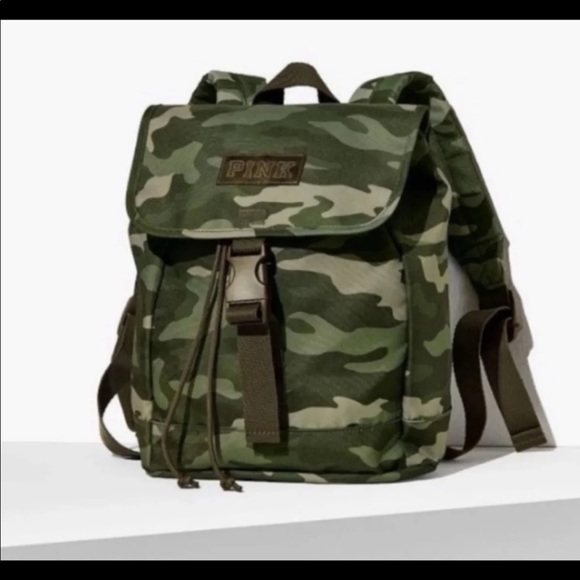 PINK Victoria's Secret Handbags - Victoria Secret Camo backpack